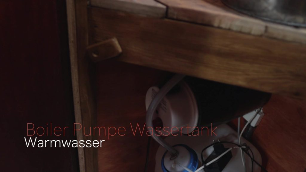 Druckloser Warmwasserboiler von Elgena für das Wohnmobil